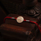 Cycle of Moon 0.01 Carat Lab-Grown Diamond 999 Silver Coin Rakhi