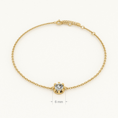 Serein Chain 9KT Gold Lab Grown Diamond Bracelet