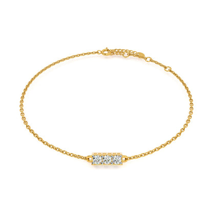 Ivory Ray 9KT Gold Lab Grown Diamond Bracelet