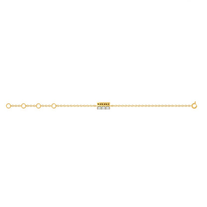 Ivory Ray 9KT Gold Lab Grown Diamond Bracelet