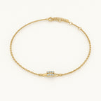 Axis Glow 9KT Gold Lab Grown Diamond Bracelet