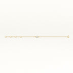 Axis Glow 9KT Gold Lab Grown Diamond Bracelet