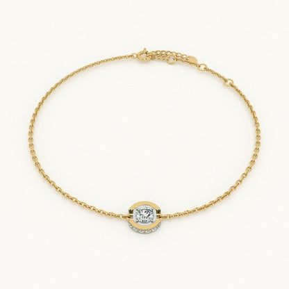 Spark Bar 9KT Gold Lab Grown Diamond Bracelet