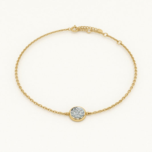 Solstice Spark 9KT Gold Lab Grown Diamond Bracelet