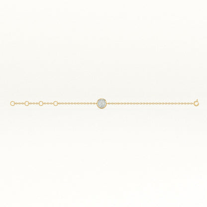 Solstice Spark 9KT Gold Lab Grown Diamond Bracelet