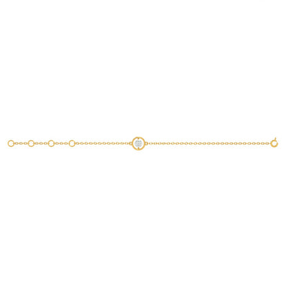 Orba Shine 9KT Gold Lab Grown Diamond Bracelet