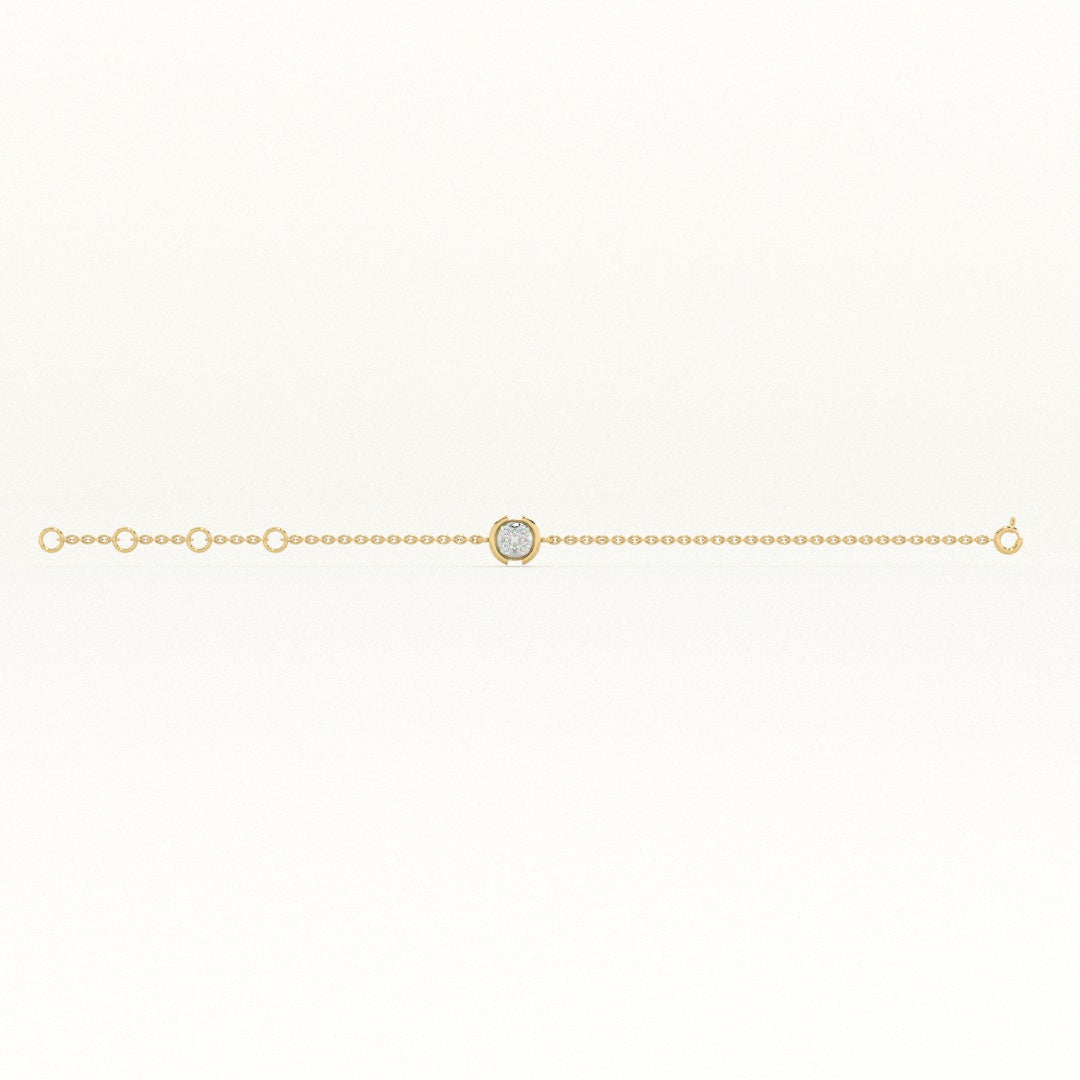 Veda Orb 9KT Gold Lab Grown Diamond Bracelet