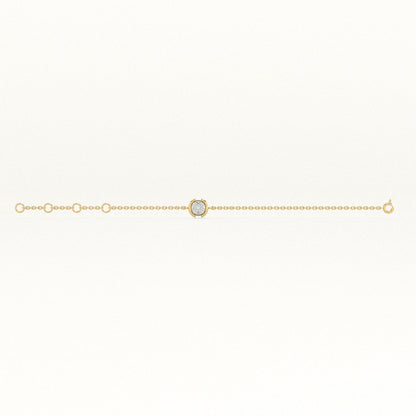 Veda Orb 9KT Gold Lab Grown Diamond Bracelet
