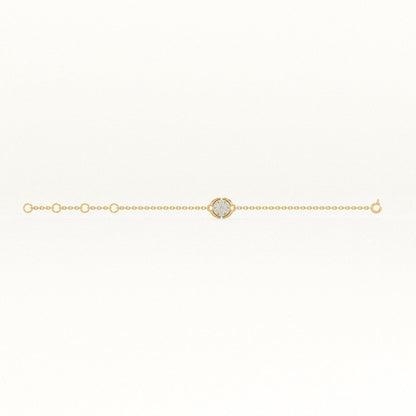 Stella Coin 9KT Gold Lab Grown Diamond Bracelet