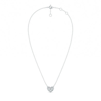 Sweetheart Aura 9KT Gold Lab Grown Diamond Necklace