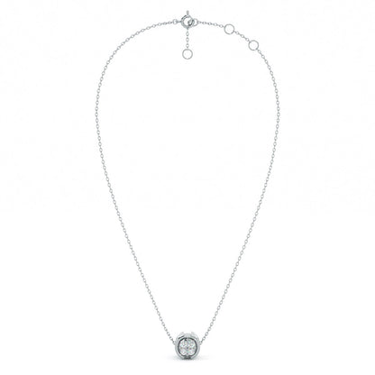 Eternal Frame 9KT Gold Lab Grown Diamond Necklace