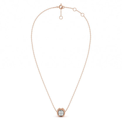 Eternal Frame 9KT Gold Lab Grown Diamond Necklace
