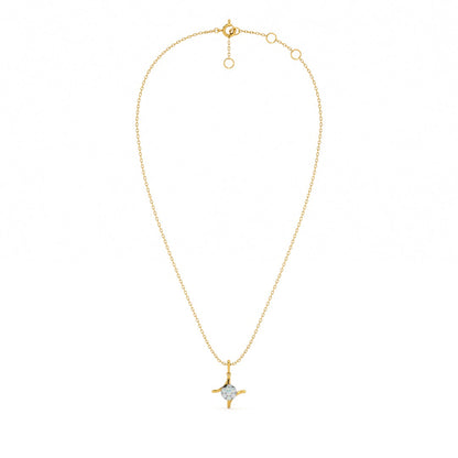 Charm Axis 9KT Gold Lab Grown Diamond Necklace