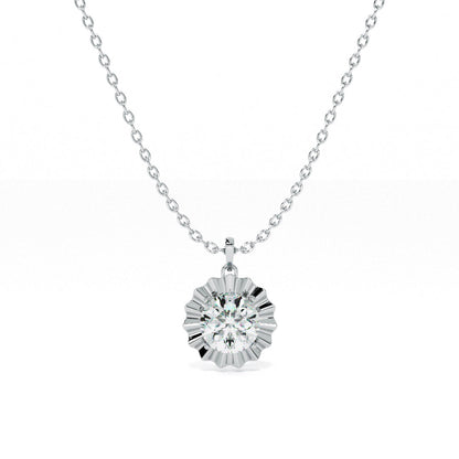 Tidal Teardrop 9KT Gold Lab Grown Diamond Necklace