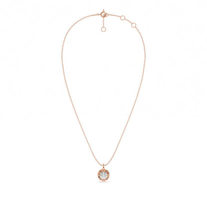 Tidal Teardrop 9KT Gold Lab Grown Diamond Necklace