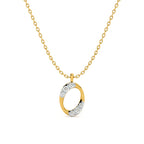 Ecliptica Orbit 9KT Gold Lab Grown Diamond Necklace