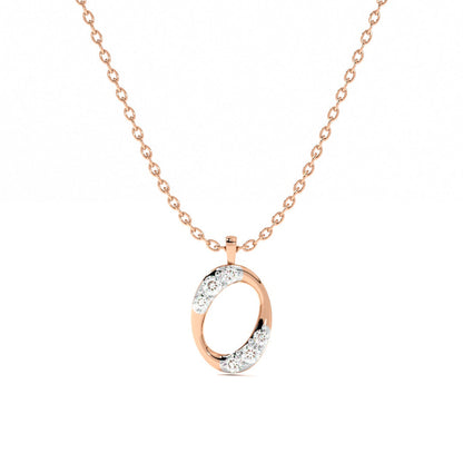 Ecliptica Orbit 9KT Gold Lab Grown Diamond Necklace