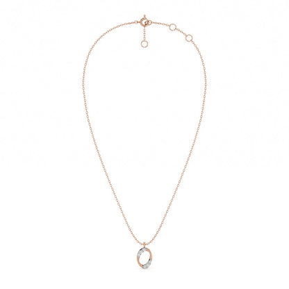 Ecliptica Orbit 9KT Gold Lab Grown Diamond Necklace