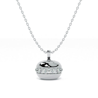 Twilight Bell 9KT Gold Lab Grown Diamond Necklace