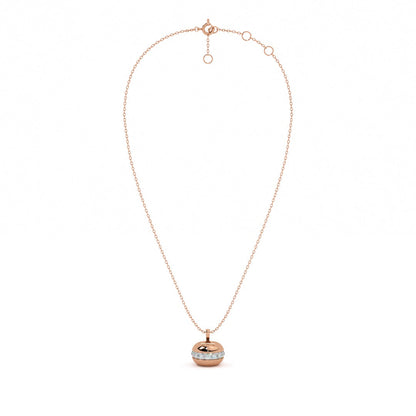Twilight Bell 9KT Gold Lab Grown Diamond Necklace