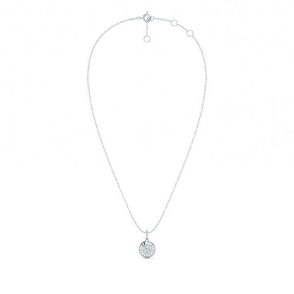 Sun Aura Radiant 9KT Gold Lab Grown Diamond Necklace