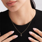 Ecliptica Orbit 9KT Gold Lab Grown Diamond Necklace