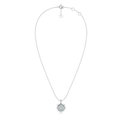 Solar Gleam 9KT Gold Lab Grown Diamond Necklace