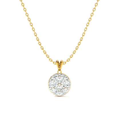 Celestical Dot 9KT Gold Lab Grown Diamond Necklace