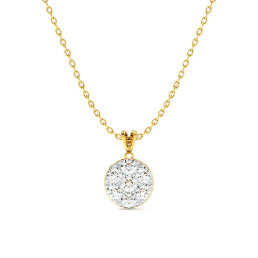 Celestical Dot 9KT Gold Lab Grown Diamond Necklace