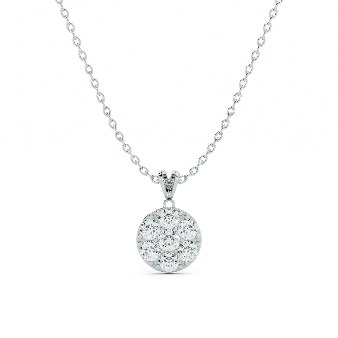 Celestical Dot 9KT Gold Lab Grown Diamond Necklace