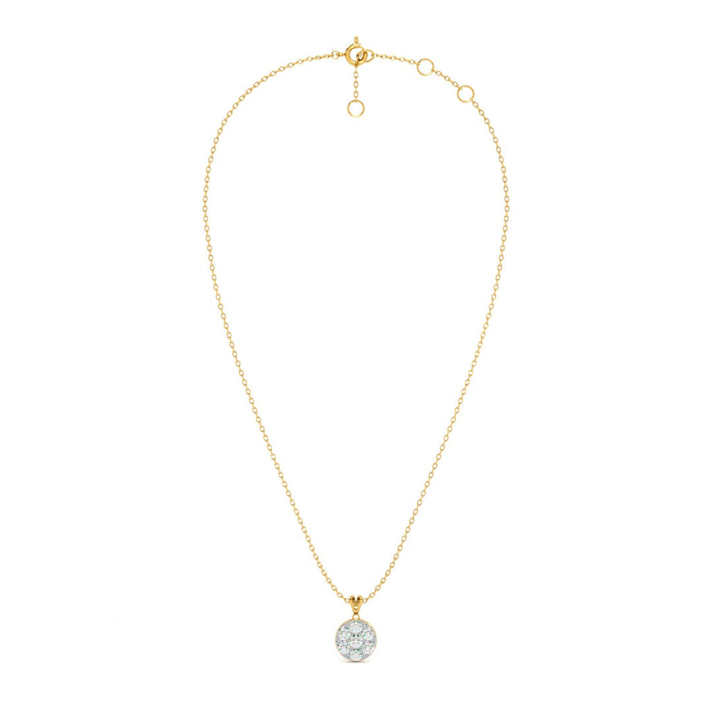 Celestical Dot 9KT Gold Lab Grown Diamond Necklace
