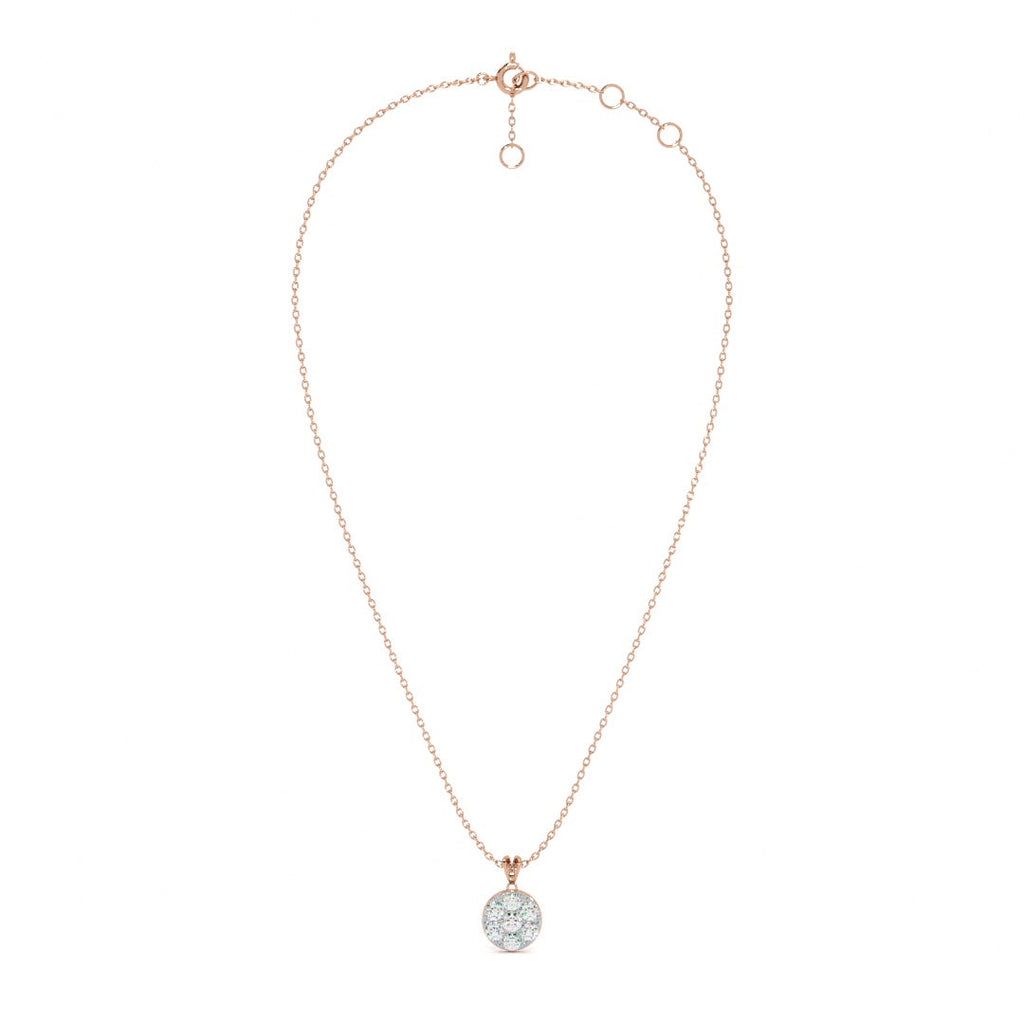 Celestical Dot 9KT Gold Lab Grown Diamond Necklace