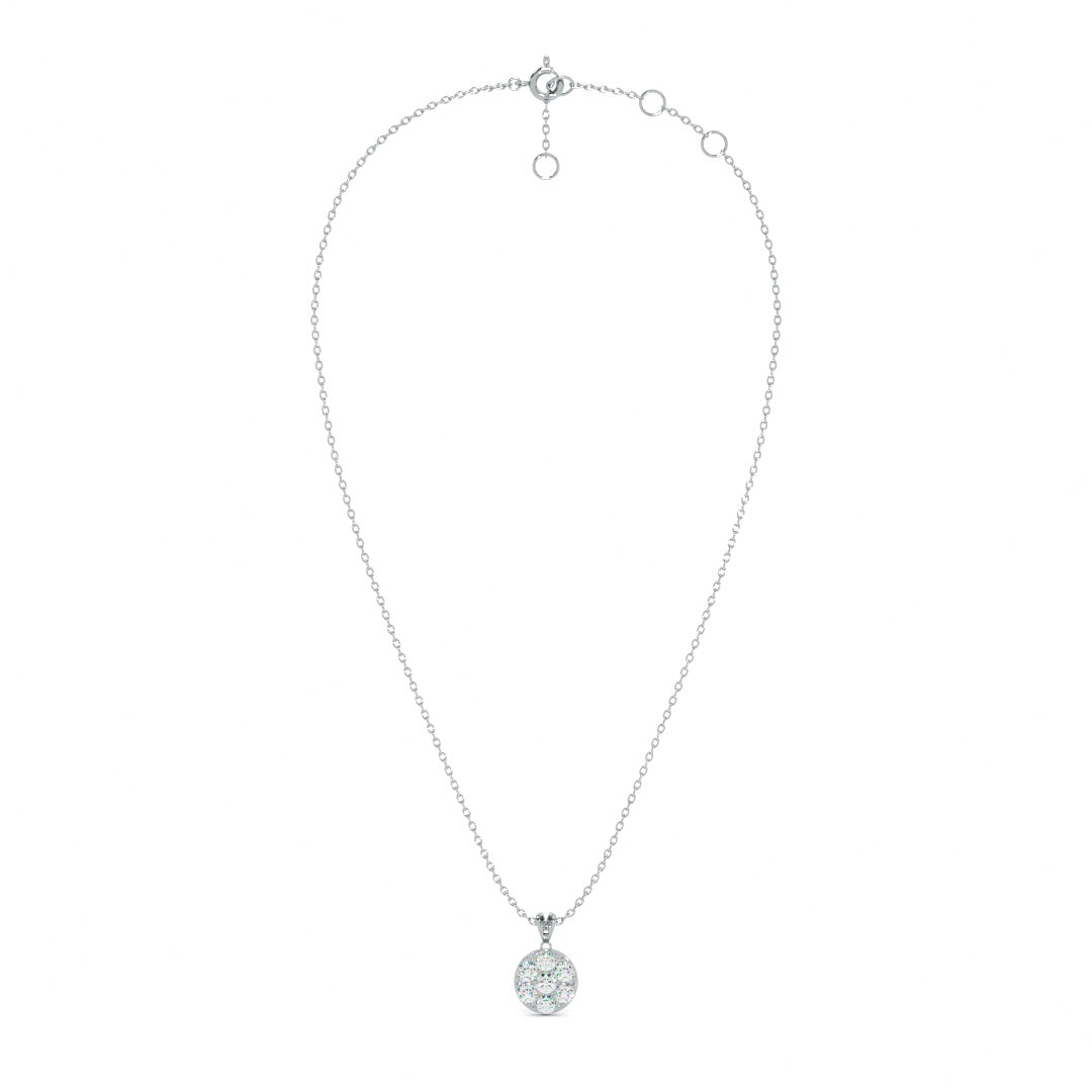 Celestical Dot 9KT Gold Lab Grown Diamond Necklace