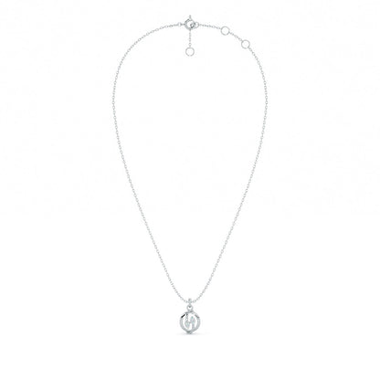 Orbit Embrace 9KT Gold Lab Grown Diamond Necklace