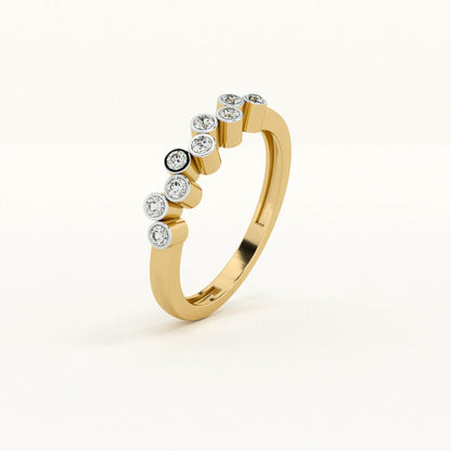 Twinkle Trail 9KT Gold Lab Grown Diamond Ring