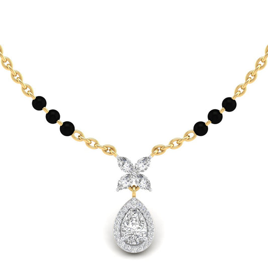 Gold Radhika Diamond Mangalsutra