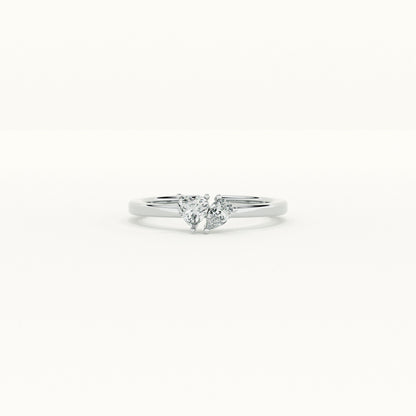 You and Me Stone 925 Silver Ring