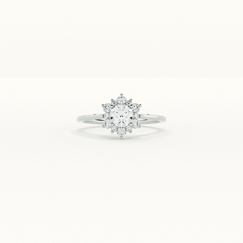 Blooming 925 Silver Romance Ring