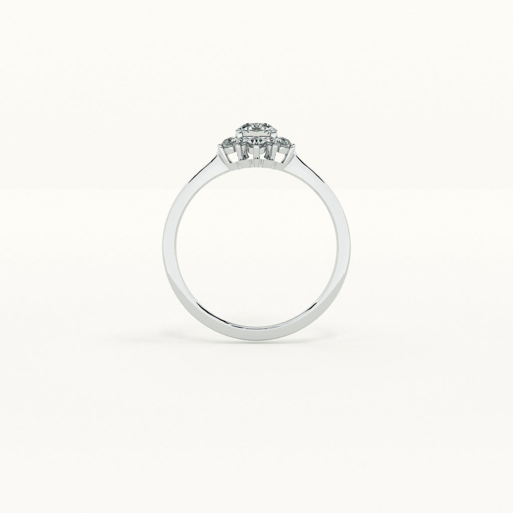 Blooming 925 Silver Romance Ring