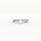 Criscross 925 Silver Love Ring