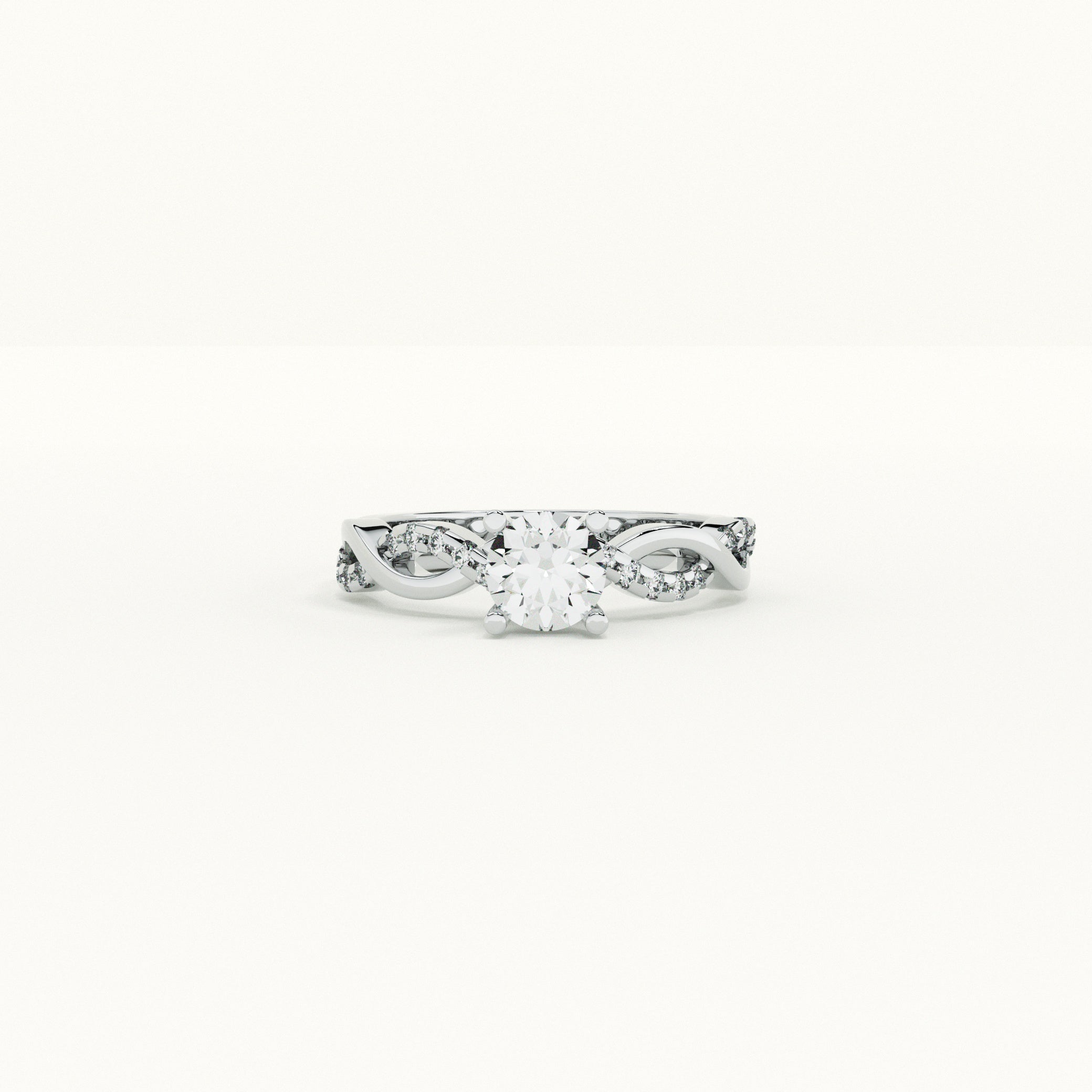 Criscross 925 Silver Love Ring