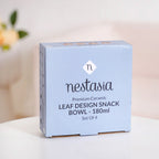 Autumn Leaf Ceramic Snack Bowl Set Of 4 180ml