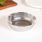 Chips And Dip Fusion Wooden Serving Platter With Steel Bowl 30cm