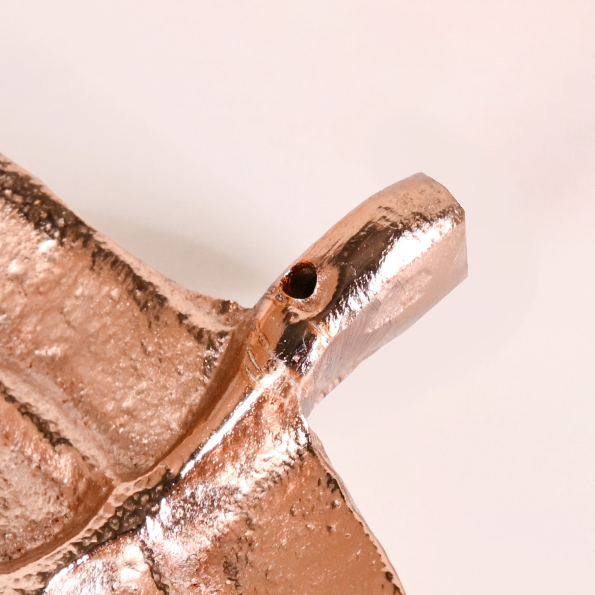 Luxe Metal Leaf Tealight And Incense Holder Set Of 2 In Festive Gift Box