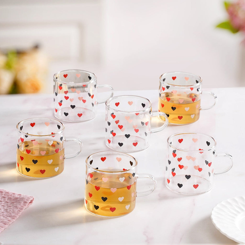 Little Hearts Cup Set Of 6 120ml