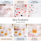 Little Hearts Cup Set Of 6 120ml