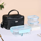 Insulated Lunch Bag With Microwave Safe Boxes