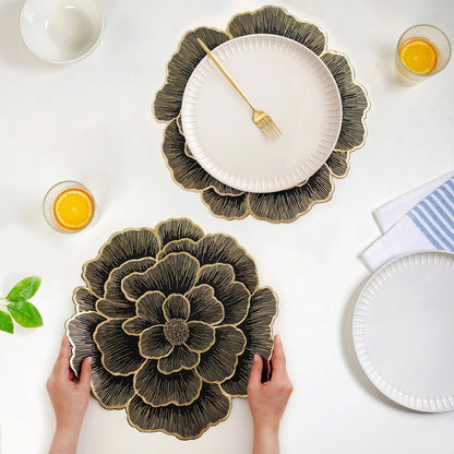 Luxe Bloom Radiance Table Mat Set Of 6