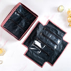 Luxe Velvet Jewellery Organiser Pink
