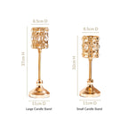 Luxe Vintage Candle Holder Set Of 2